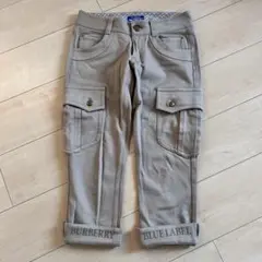BURBERRY ブルーレーベル ストレッチ　カーゴパンツ 36 ベージュ
