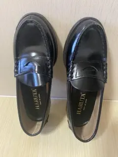 HARUTA ブラックローファー 21EE