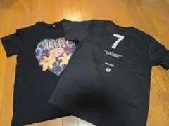 １月１９日限定出品♡　ノーブランド　SEVEN ブラックTシャツ 　まとめ売り