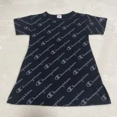 Champion 半袖ワンピース 120 ブラック
