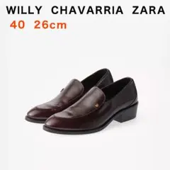 WILLY CHAVARRIA ZARA ドレスレザーローファー 箱無し 26のサムネイル