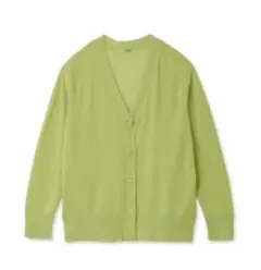 Mila Owen シェル釦ボックスカーディガン ライム 1 ミラオーウェン