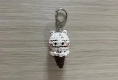 くまぞう。（アイスクリームver.）のキーホルダー