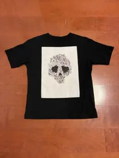 スカルプリント ブラック Tシャツ Mサイズ