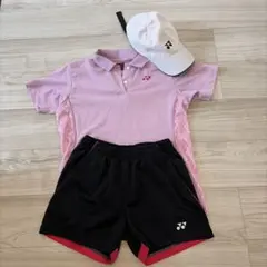 (値下げ中）YONEXヨネックスポロシャツ ショートパンツ キャップ