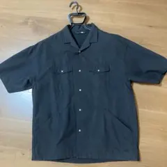 サイズ42美品】 N.ハリウッド ハーフスリーブ ウール リネン シャツ
