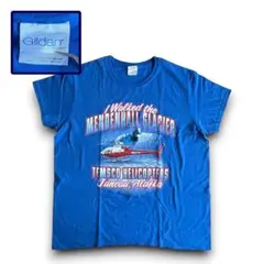 【US古着】00s ギルダン アラスカ ヘリコプター スーベニア Tシャツのサムネイル