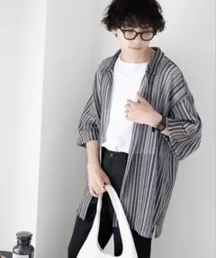 WEGO シアーメッシュストライプTシャツのサムネイル