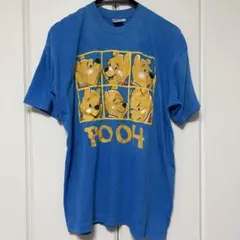 更に値下げ くまのプーさん Tシャツ XL ブルー