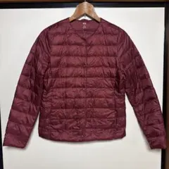 ユニクロ ウルトラライトダウンコンパクトジャケット ワインレッド　サイズM