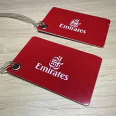 2個セット！エミレーツ航空 Emirates ネームタグ ラゲージタグ タグのサムネイル