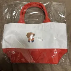 赤と白のトートバッグ GOD OF SAKA