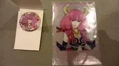 葬送のフリーレン　アウラ　缶バッジ　クリアポスター　セット