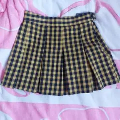 チェック柄プリーツスカート EUR 32