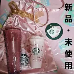 スタバ SAKURA2026 リユーザブルカップ　タンブラー　ギフトバッグ