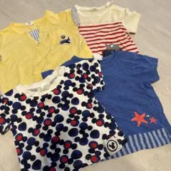 ベビー Tシャツ セット まとめ売り 70 赤ちゃん ミッキー アカチャンホンポ