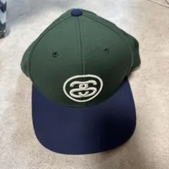 Stussy ステューシー キャップ 帽子 グリーン ネイビーのサムネイル