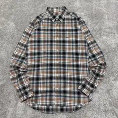 LACOSTE L!VE チェック長袖シャツ S/M