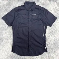 G-STAR RAW ジースターロゥ 半袖シャツ ネイビー S