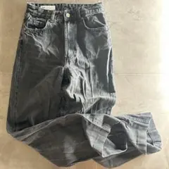 ZARA ワイドレッグハイウエストデニムパンツ EUR34