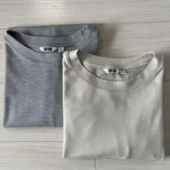 2枚セット エアリズムコットンオーバーサイズT/5分袖