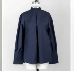 【専用】デレス deres ネイビー 10th 刺繍　ブラウス　ネイビー 中古・古着通販】deres (デレス) 6WAY SLEEVE SHIRT ネイビー サイズ