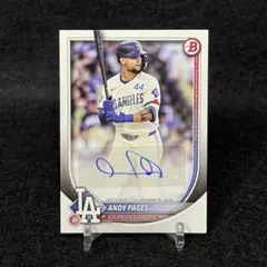 2025 Bowman Andy Pages オートグラフカード - メルカリ