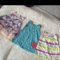 3点　夏服　女の子　100～110cm 袖なし　可愛いのサムネイル