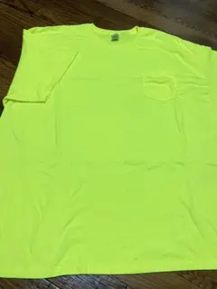 蛍光色 黄色 無地 ビッグサイズ Tシャツ