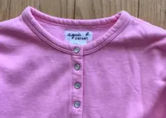 agnès b. ピンク カーディガン 12ans