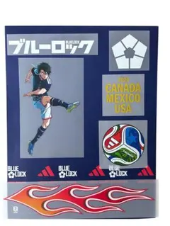 ま*様 ブルーロック adidas ゼビオ 日本代表 2026 シール 糸師 冴