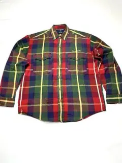 90s POLO SPORT ポロスポーツ チェックシャツ マルチカラー