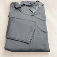 裏起毛 GOLF 【ハイネックインナー】 ゴルフウェア Lチャコールグレー