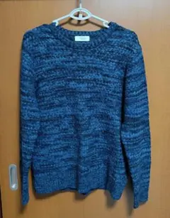 A-Clothing ダークネイビー ニットセーター