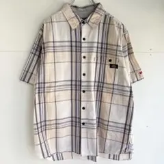 ディッキーズ チェック柄シャツ 半袖シャツ デザイン ワークシャツ アメカジ
