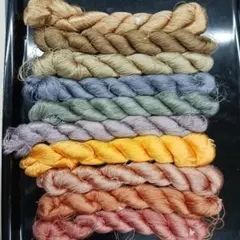 織物、組紐、刺繍手芸用絹糸473