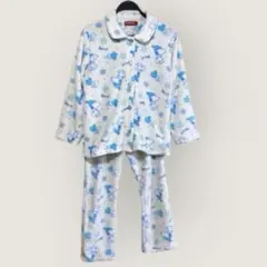 スヌーピーもこもこパジャマ 160サイズ PEANUTS フリース上下セット冬服のサムネイル