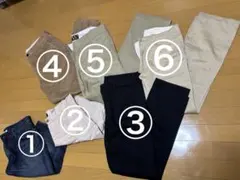 メンズパンツ6本セット