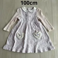 メゾピアノ立体うさぎワンピース　100cm