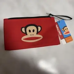 ポールフランク モンキー ポーチ 赤