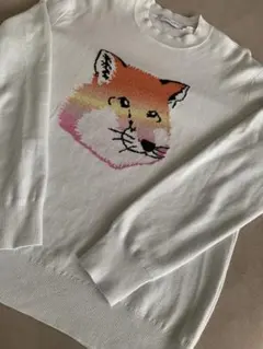 【美品】MAISON KITSUNÉ コットンニット Sのサムネイル
