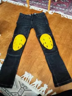 コミネ　バイク用　デニムパンツ 膝パッド付き　ストレッチ