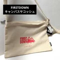 FIRSTDOWN　キャンバスサコッシュ　未使用品