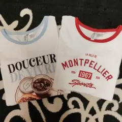 H&M DIVIDED 半袖Tシャツ 2枚セット