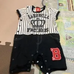 BABYDOLL 野球ロンパース 70cm