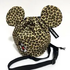 【未使用】ミッキーマウス耳付きショルダーバッグ