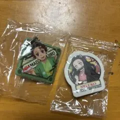 鬼滅の刃　くら寿司　禰豆子消しゴム、炭治郎 キーホルダー2点セット