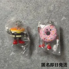 【新品】FLAVORS めじるしアクセサリー2 ドーナツ バーガー 2種セット
