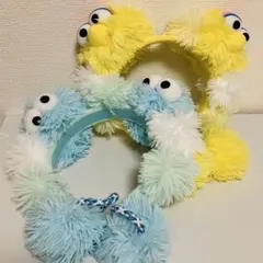 ポンポンカチューシャ ビッグバード クッキーモンスター セサミストリート USJ