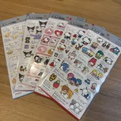 ビジュアルコレクション　大人の図鑑シール　サンリオ　5枚